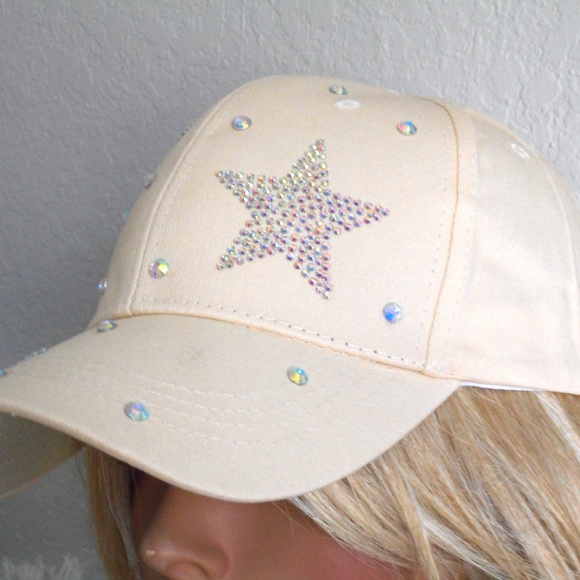Bling Stars Baseball Cap Sun Hat ~ 3 colors - Picture 4 of 5